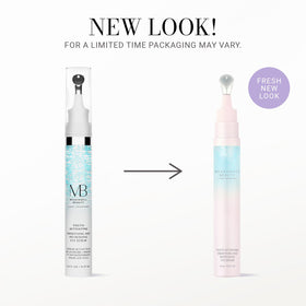 Meaningful Beauty Eye Serum under-eye close-up highlights smoother-looking skin.