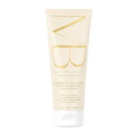 Meaningful Beauty firming body hydration bottle demonstrates quick moisture for smoother skin.