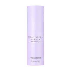 Meaningful Beauty firming serum bottle-front for daily firming and hydration.