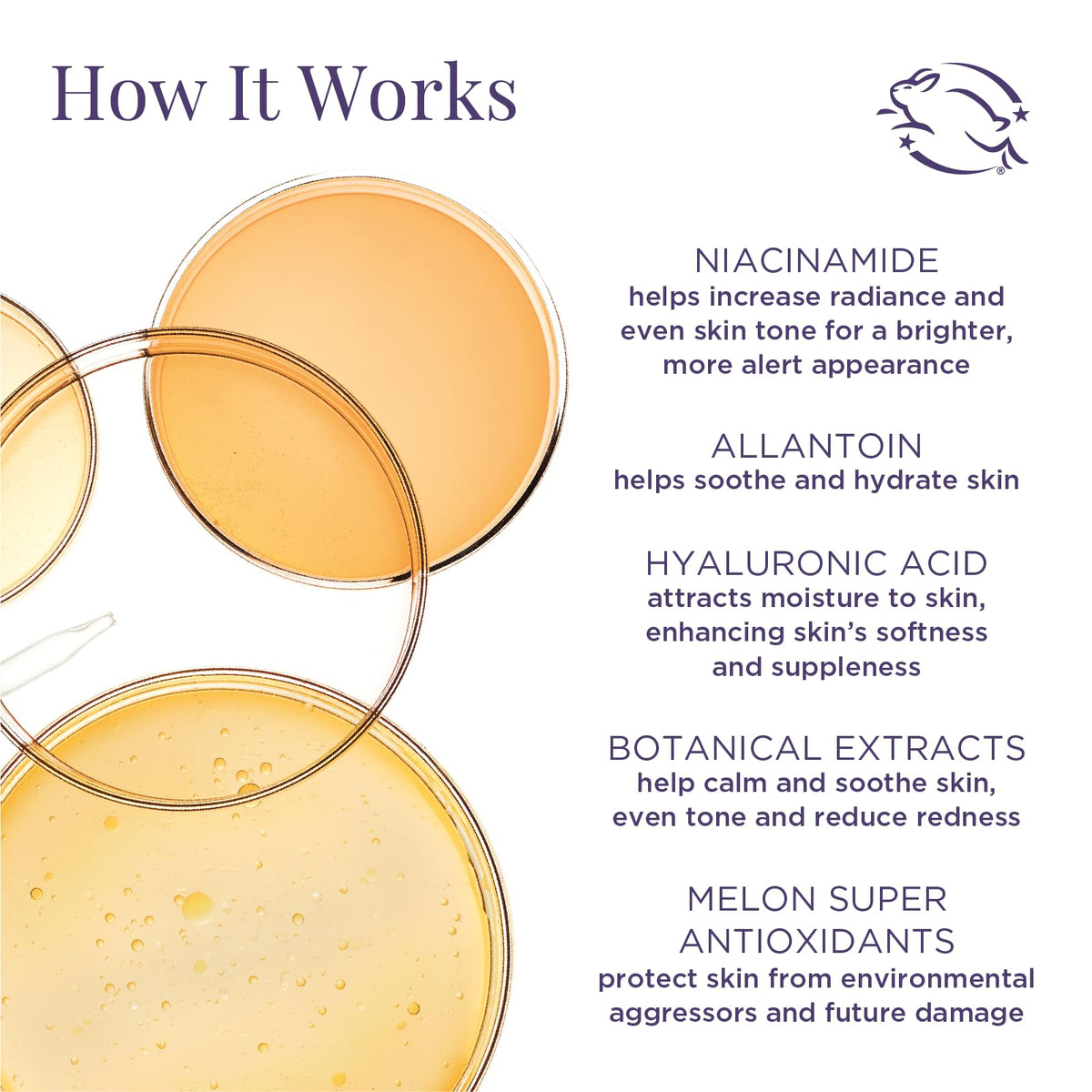 Meaningful Beauty eye masque on skin reveals smoother, more luminous under-eye skin.