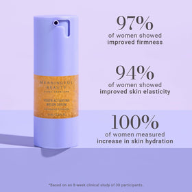 Close-up of Meaningful Beauty serum texture for quick absorption.