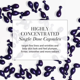 Meaningful Beauty Wrinkle Capsules hydration-focused scene with dewy skin after use.
