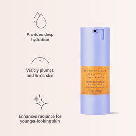 Dropper of Meaningful Beauty Melon Serum ready to dispense hydration.