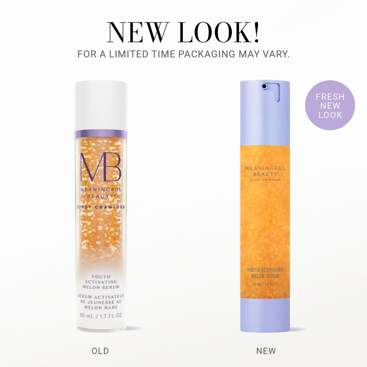 Meaningful Beauty Youth Activating Melon Serum melon stem cell extract closeup highlights antioxidant care.