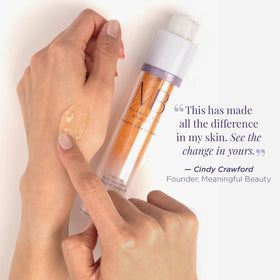 Meaningful Beauty Youth Activating Melon Serum travel size pack showcases convenient on-the-go skincare.
