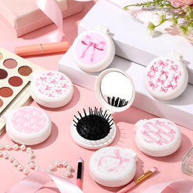 Meanplan 12-piece pink bow set ideal for gifts and party favors