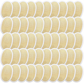 Meanplan exfoliating loofah pad 50-pack for soft cleansing.