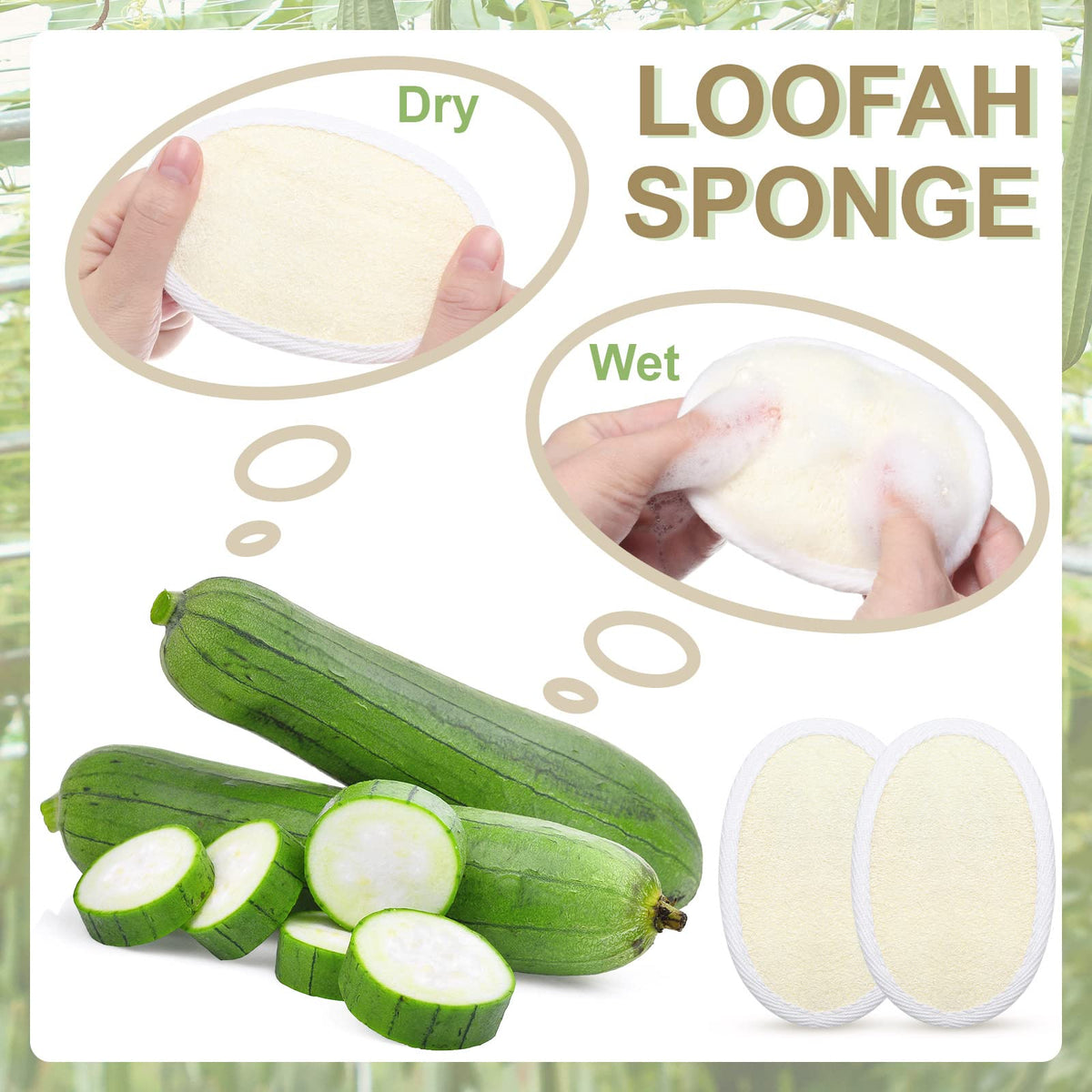 Meanplan loofah pad bath scrubber with plush texture for refreshing shower cleansing.
