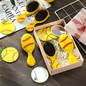 Meanplan softball theme party gifts with bold orange and black design