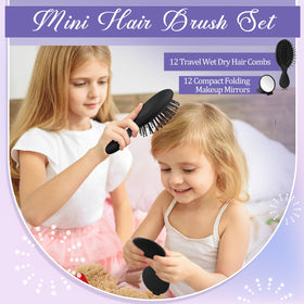 Meanplan spherical bristles offer soothing scalp massage while detangling.