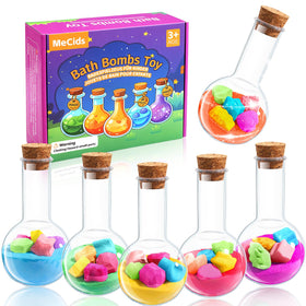 MeCids Magic Potion bath bombs gems sparkle for imaginative bath time play