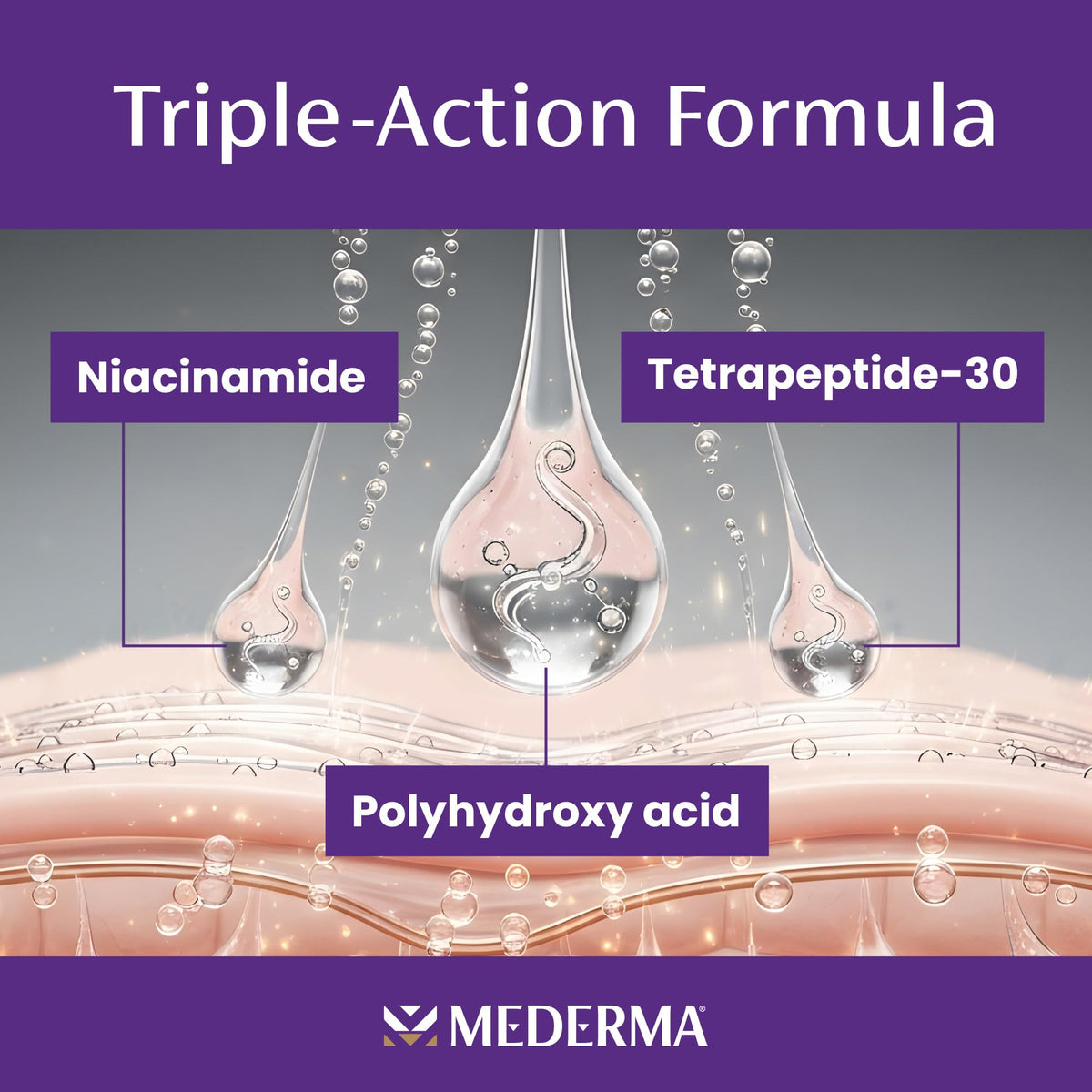 Morning and evening application of Mederma Acne Scar Serum.
