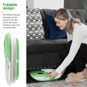 Medical king foot spa bubbles-vibration delivers a massage-like relaxation experience.