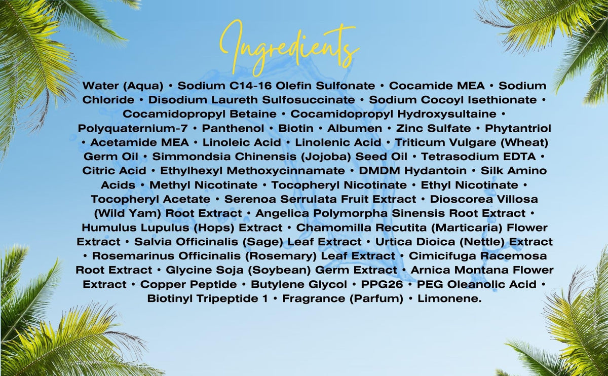 Bioclenz post-wash hair shows refreshed strands