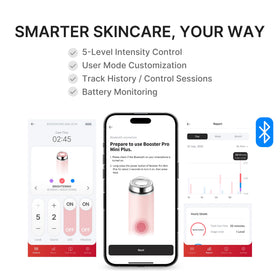 Medicube Mini Booster Pro Plus compact travel case ready for on-the-go routines