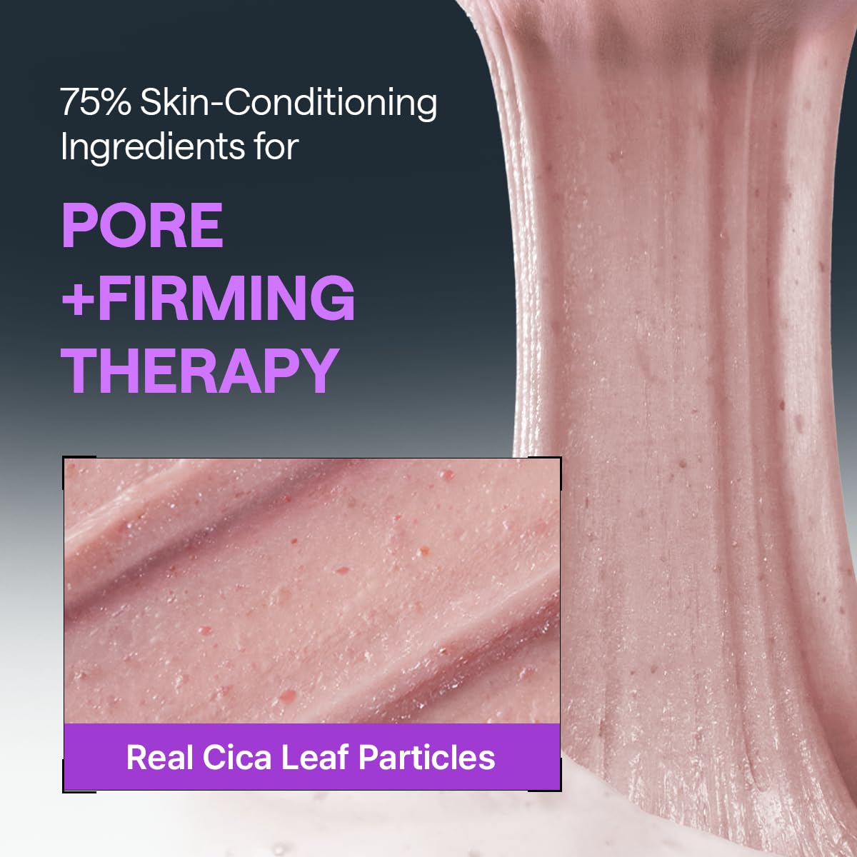 Mediheal Derma clean, mild ingredients with rose PDRN.
