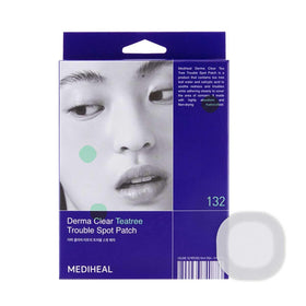Mediheal Derma Clear Tea Tree Patch 132-count pack for discreet blemish care.