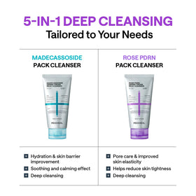 Mediheal Derma skin silky texture after cleansing.