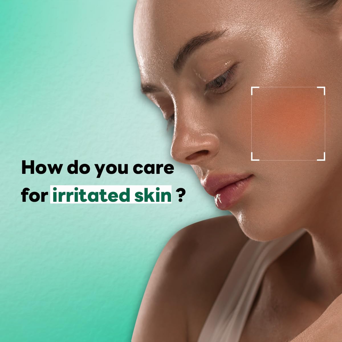 Mediheal Dermaplus sheet mask on the face during use for even hydration