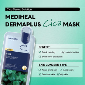 Mediheal Dermaplus vegan fabric close-up showing comfortable adherence