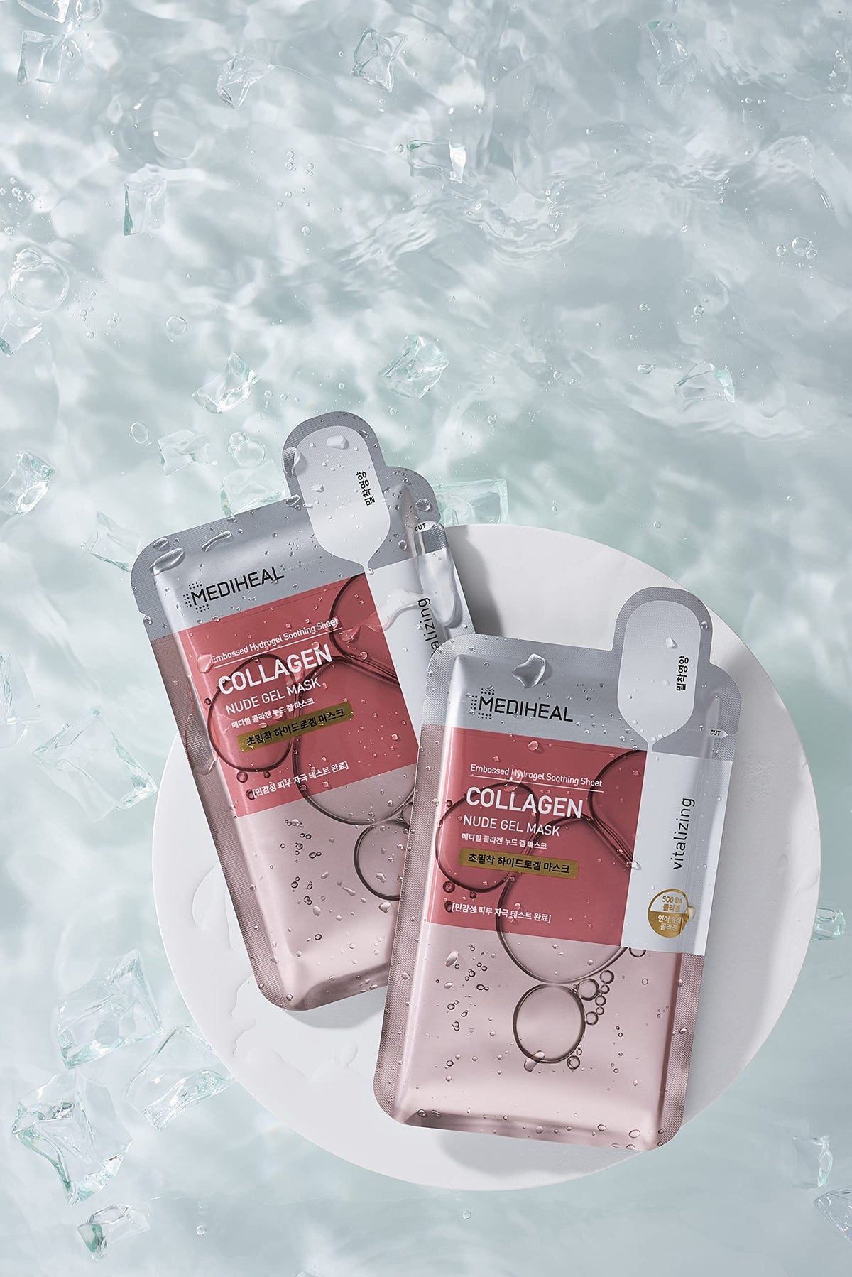 Mediheal Firming Nude Gel Mask cooling effect soothes irritated skin