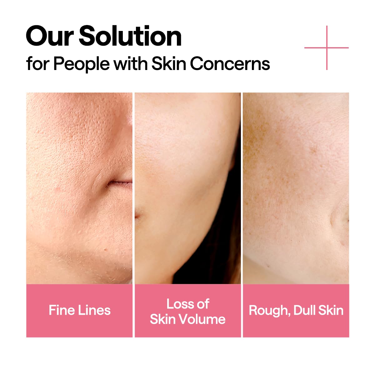 Mediheal Firming Volume Serum swatch on hand shows lightweight texture.