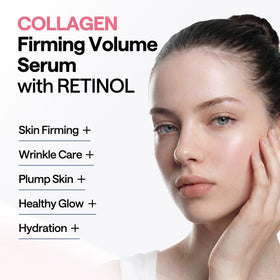 Mediheal Firming Volume Serum pump dispenser demonstrates easy, mess-free daily application.