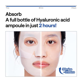 Mediheal Hyper Hyaluronate hydrogel mask essence close-up showing rich hydration