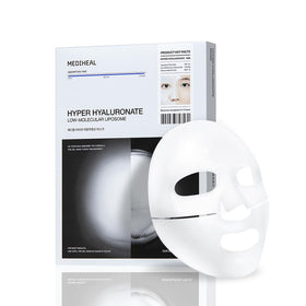 Mediheal Hyper Hyaluronate hydrogel mask package for quick hydration prep