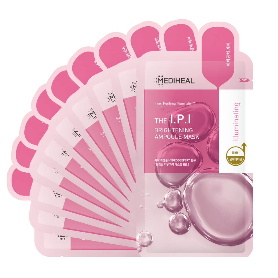 Mediheal IPI Ampoule Face Mask pack for brightening and hydration.