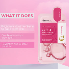 Mediheal IPI Ampoule Hydrogel Sheet adheres snugly for deep absorption.