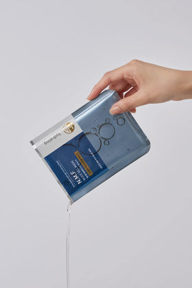 Mediheal NMF Nude Mask hydrogel sheet locks moisture for lasting hydration.