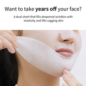 Mediheal Retinol Collagen Lifting Mask in use for at-home lifting sessions.