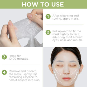 Mediheal Tea Tree Mask eco packaging with FSC certification and soy ink.