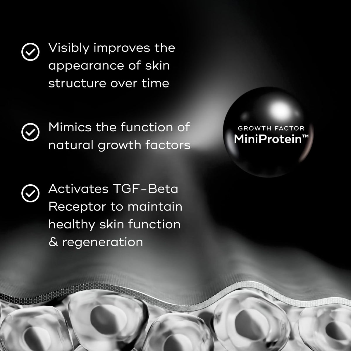 Medik8 Advanced Pro Collagen Peptide Cream swatch reveals rich texture