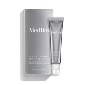 Medik8 Crystal Retinal Ceramide Eye 10 daily-use image showing gentle, gradual retinal release in routine