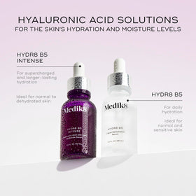 Medik8 Hydr8 B5 Intense glass bottle fits into your skincare routine