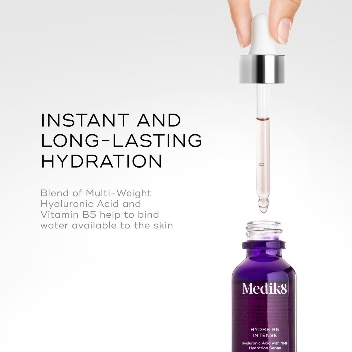 Medik8 Hydr8 B5 Intense Saskatoon Berry infusion supports hydration with antioxidants