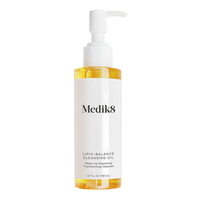Medik8 Lipid-Balance Cleansing Oil bottle for gentle makeup removal and hydrating cleanse.