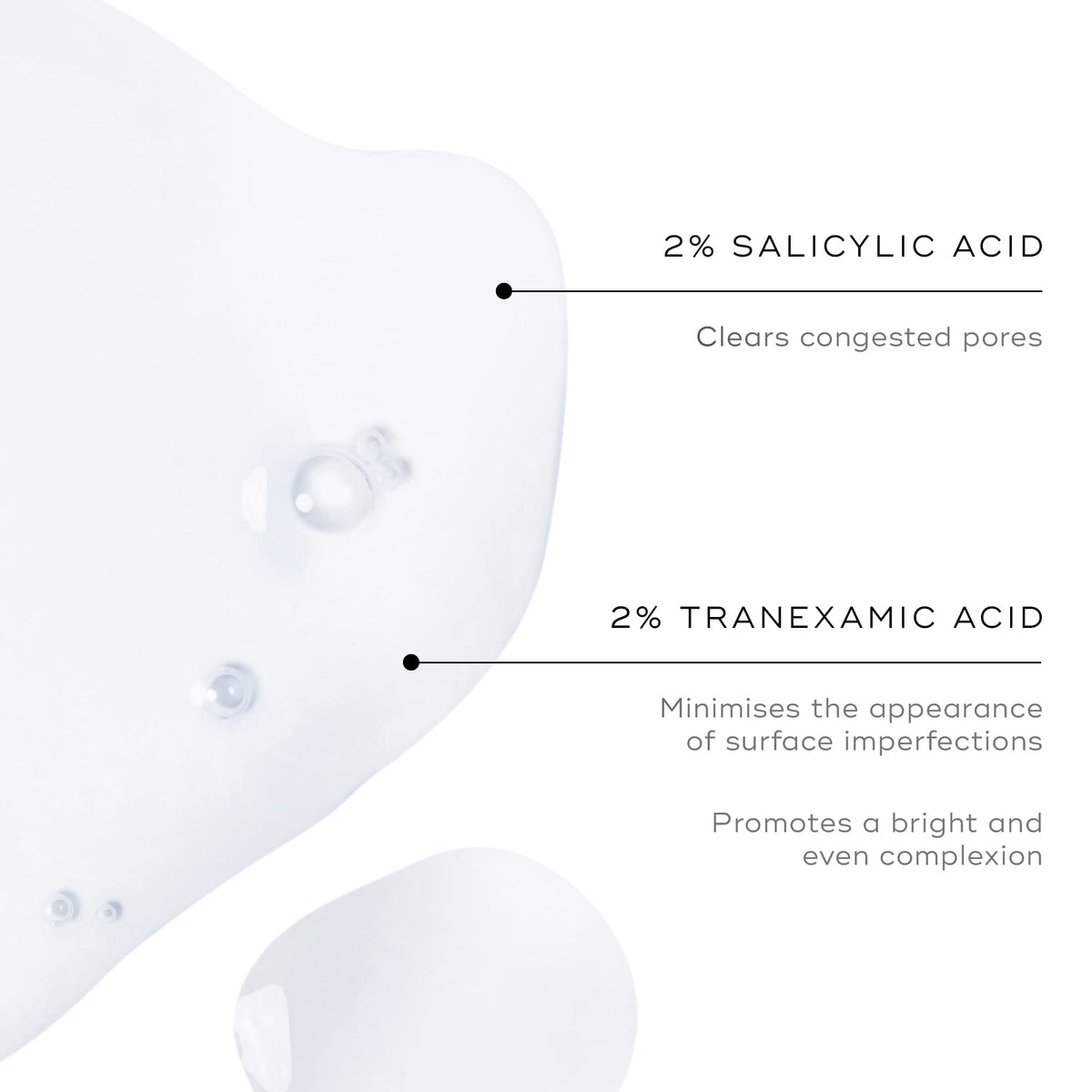 Medik8 Press and Clear application on cheek showing gentle pore care.