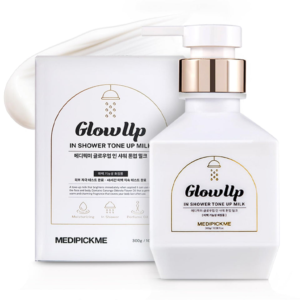 MEDIPICKME glutathione body lotion tone-up for radiant, hydrated skin.
