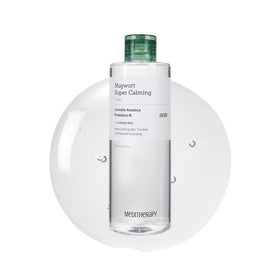 MEDITHERAPY Mugwort Toner bottle delivers soothing hydration for sensitive skin