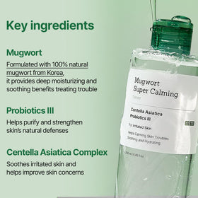 MEDITHERAPY Mugwort Toner quick-mask use refreshes dry skin
