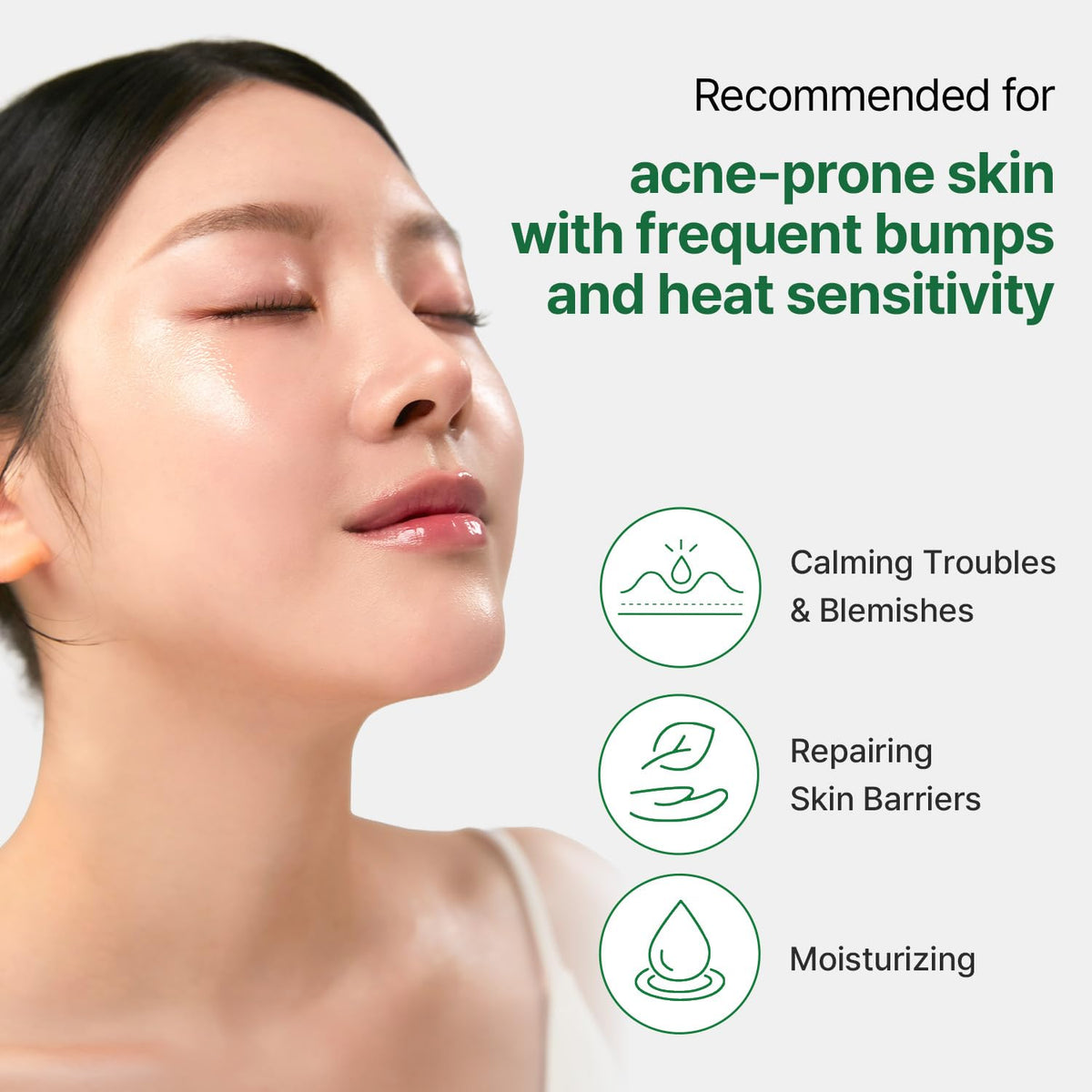 MEDITHERAPY Mugwort Toner texture is light and fast-absorbing for daily use