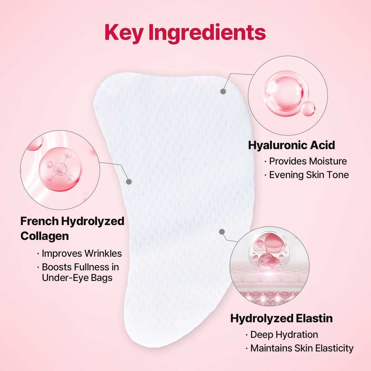 MEDITHERAPY Wrinkle-fit Tangle Eye Patch mega-coverage 3.5-inch patch for complete eye-area care