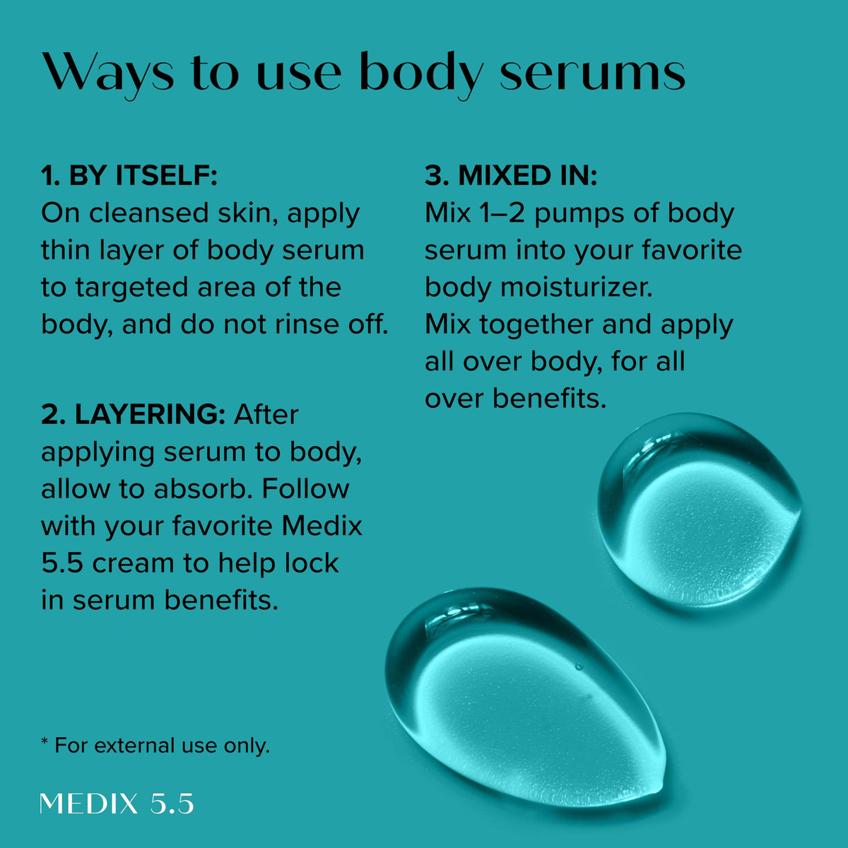Medix 5.5 product beside moisturizer suggests integration into routine