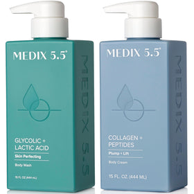 Medix 5.5 exfoliating face wash foamer with refreshing cleanse and acids