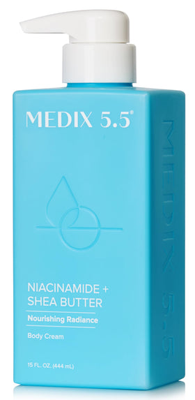 Medix 5.5 fragrance-free niacinamide bottle front for daily skin nourishment