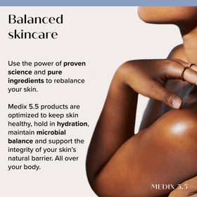 Medix 5.5 hands applying cream during daily skincare routine