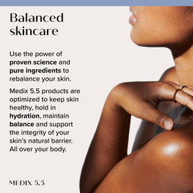 Medix 5.5 packaging with pump bottle and clean branding